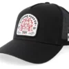 Kitsune Push Patch Wht Black A-Frame Trucker Cap