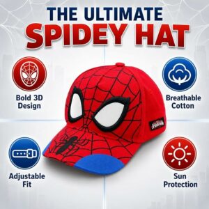Marvel Spider Man 3D Boy Cap