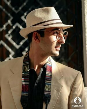 Men Breathable Mesh Lining Beach Straw Fedora Hat