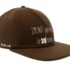 Men Brown Adjustable Baseball Cap