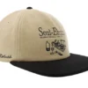 Men Brown Adjustable Wool Baseball Cap