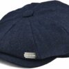 Men's Wool Blend Newsboy Cap - Navy Blue