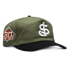 NEW ERA 19TWENTY SAN JOSE GIANTS 60TH ANNIVERSARY PATCH SNAPBACK PRE-CURVED HAT