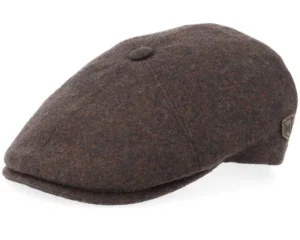 Rebel 42 Virgin Wool Bordeaux Flat Cap
