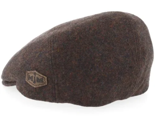 Rebel 42 Virgin Wool Bordeaux Flat Cap