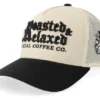 Roasted And Relaxed Blk StoneBlack A-Frame Trucker Cap