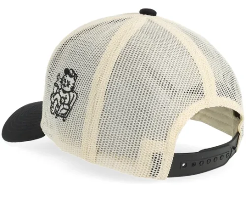 Roasted And Relaxed Blk StoneBlack A-Frame Trucker Cap