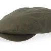 Waxed Canvas Leaf Green Flat Cap