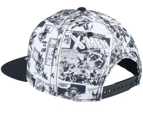 Wolverine White Black Baseball Cap