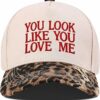 Women Vintage Adjustable Trucker Cap