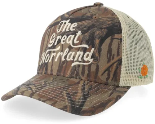 Wordmark Cap Real Tree A-Frame Trucker Cap