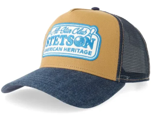 All Star Blue Navy A-Frame Trucker Cap