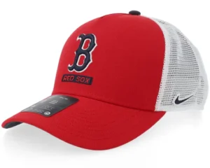 Boston Red Sox Primetime Drifit Red Blue White A-frame Trucker Cap