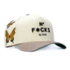 FIELD GRADE NO FCKS GIVEN BUTTERFLY SNAPBACK HAT