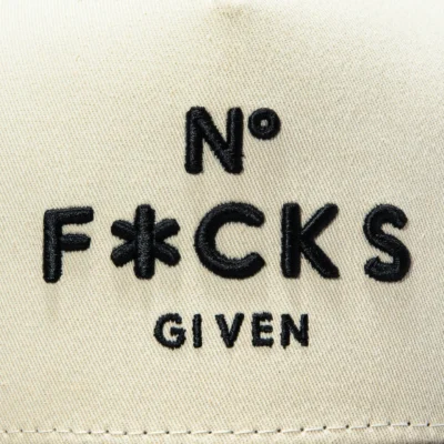 FIELD GRADE NO FCKS GIVEN BUTTERFLY SNAPBACK HAT