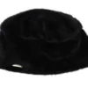 Fake Fur Toque Black Beanie