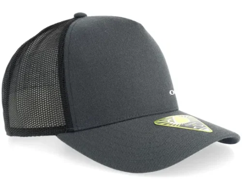 Graphite Black A-Frame Trucker Cap