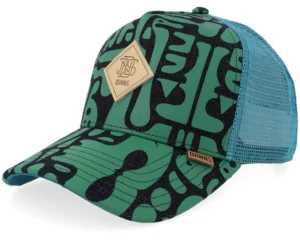 Hft Cap Denim Oracle Petrol A-Frame Trucker Cap