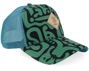 Hft Cap Denim Oracle Petrol A-Frame Trucker Cap