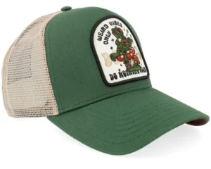 Hft Cap Dnc Weird Vibes Green A-Frame Trucker Cap