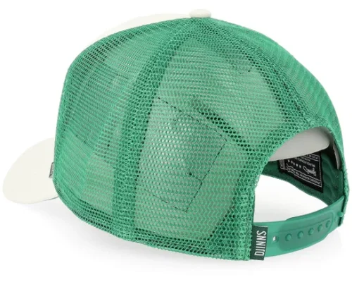 Hft Lazy Sunny Days Beige Green A-Frame Trucker Cap