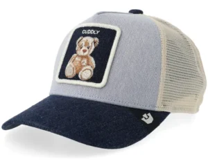 Kids Cuddly Mini Denim A-Frame Trucker Cap