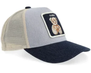 Kids Cuddly Mini Denim A-Frame Trucker Cap