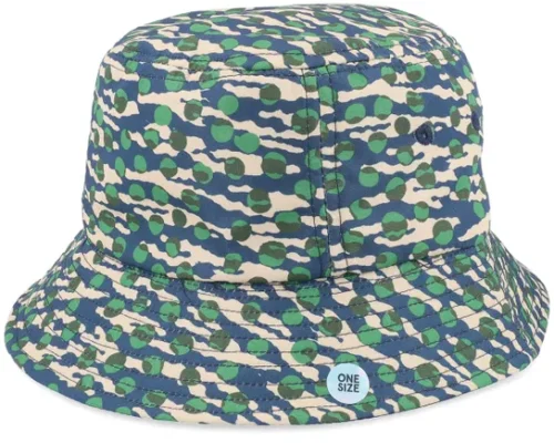 Kids Seaweed Navy Blue Bucket Hat