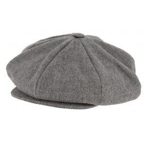 Kilkenny Virgin Wool Grey Newsboy Cap