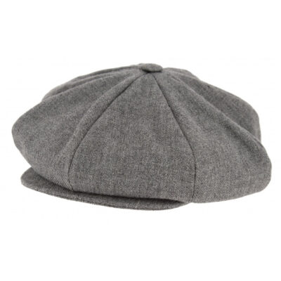 Kilkenny Virgin Wool Grey Newsboy Cap