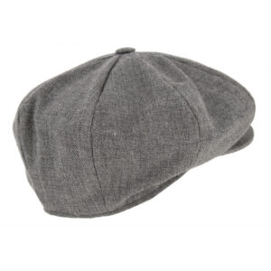 Kilkenny Virgin Wool Grey Newsboy Cap