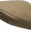 Men's Linen Summer Ivy Flat Cap - Brown