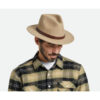 Messer Wool Felt Fedora Hat Beige
