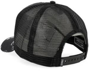 New Hft Cap Bottles BlackL. Lavender A-Frame Trucker Cap