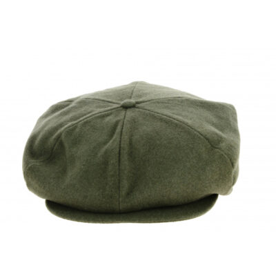 Ollie Dark Green Wool Irish Newsboy Cap