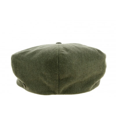 Ollie Dark Green Wool Irish Newsboy Cap