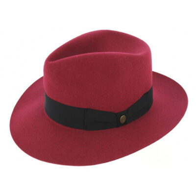 Pink Felt Fedora Hat
