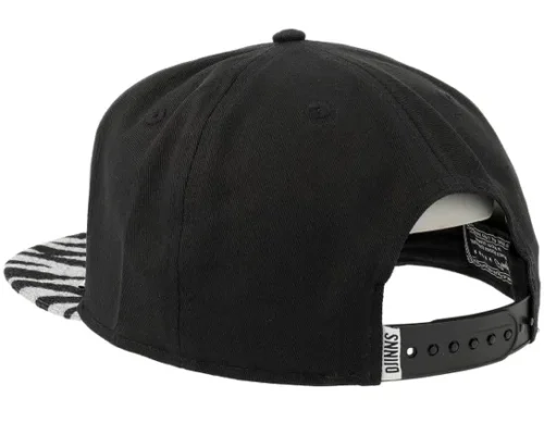 Rubbertigerstripes Rev Black A-Frame Baseball Cap