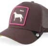 Shadow Bull Terrier Cocoa A-Frame Trucker Cap