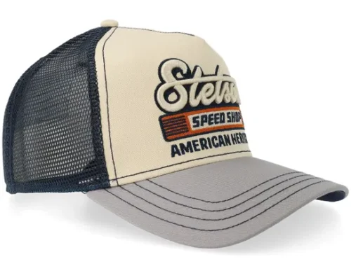Speed Shop Grey Anthracite A-Frame Trucker Cap