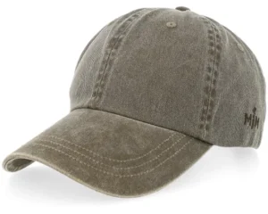 Women Baseball Dyed Cotton Twill Olive Dad Cap
