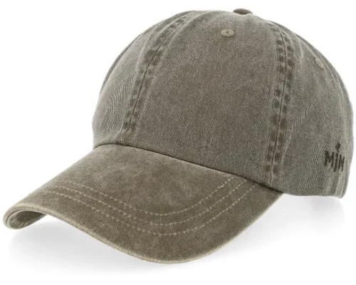 Women Baseball Dyed Cotton Twill Olive Dad Cap