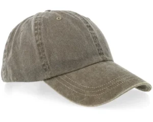 Women Baseball Dyed Cotton Twill Olive Dad Cap