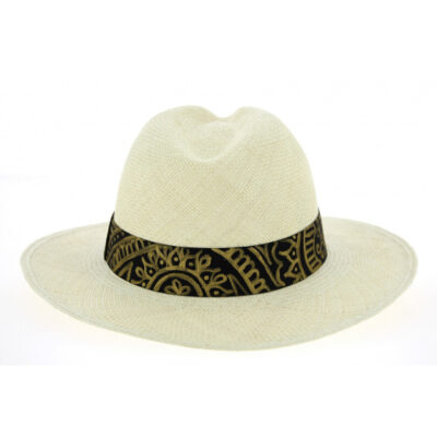 Women Mandala Beige Fedora Hat
